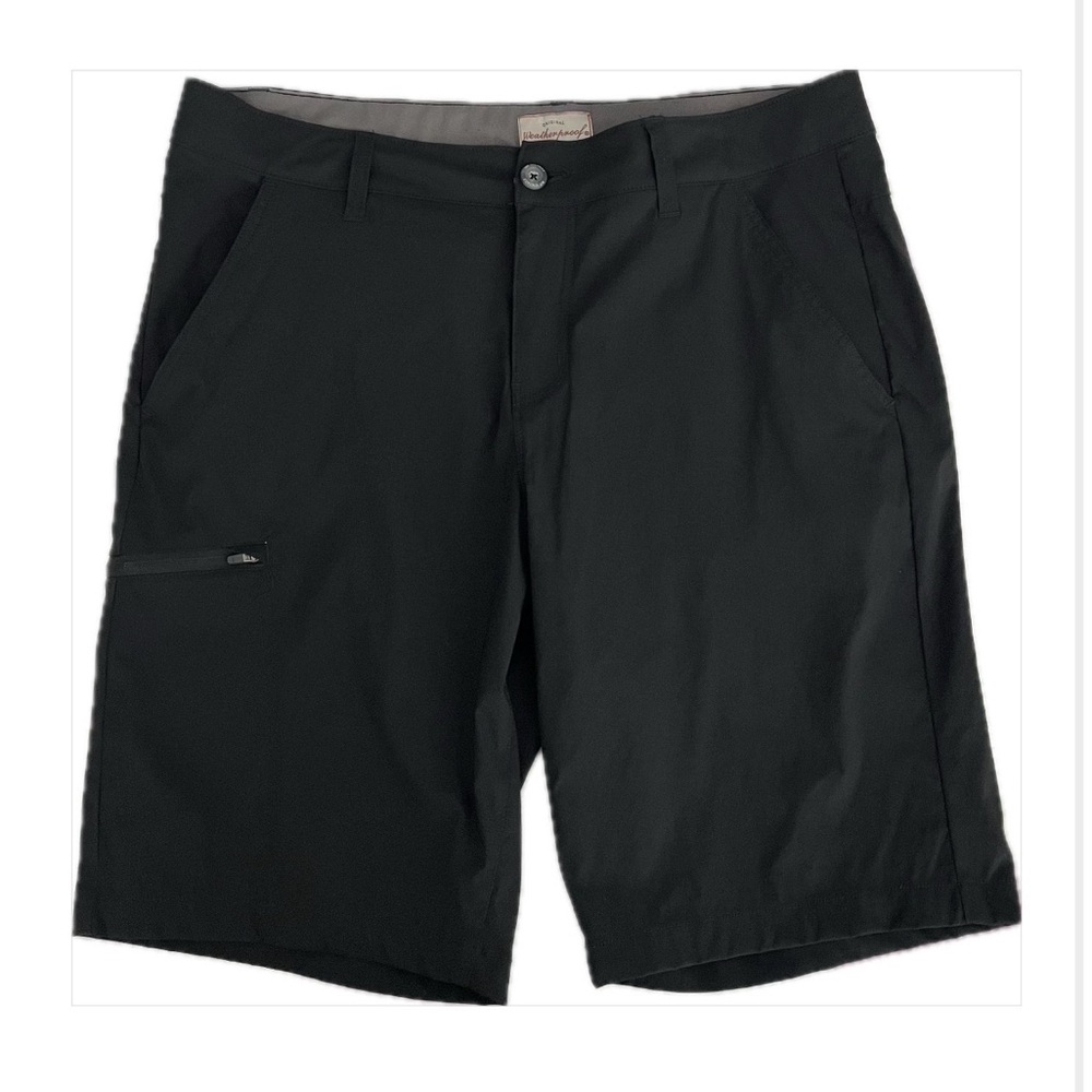 Weatherproof Vintage Men's UPF 50 Stretch Performance Tech Shorts, Black, 34